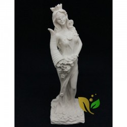 figura, yeso, diosa de la fortuna