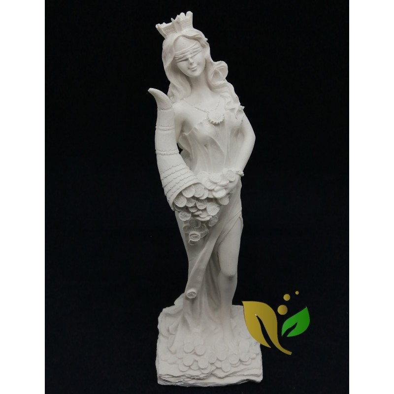 figura, yeso, diosa de la fortuna