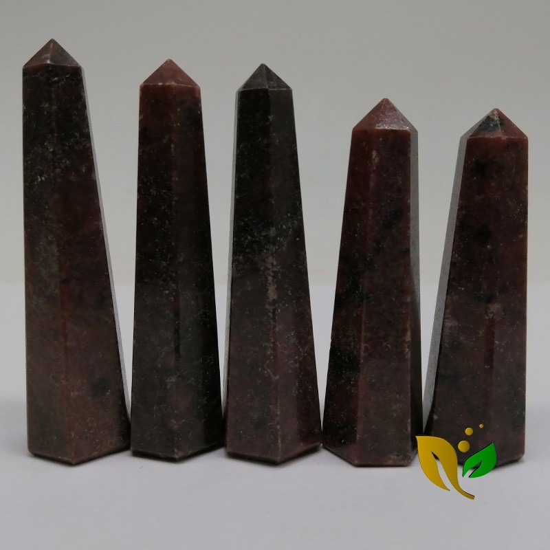 RUBY ZOISITE OBELISK POINT