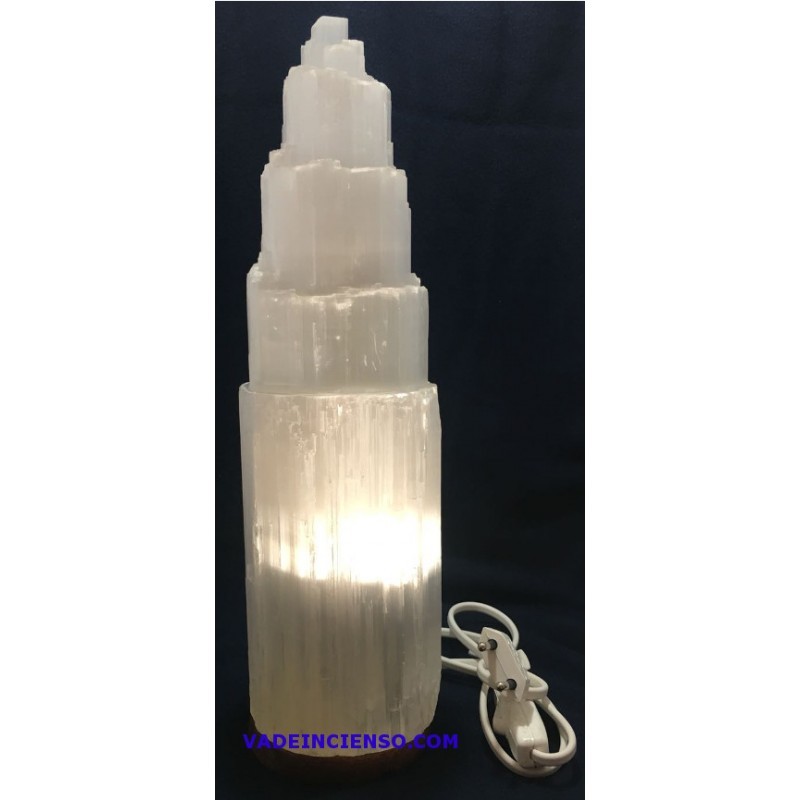 DOUILLE DE LAMPE CATHÉDRALE EN SÉLÉNITE DIFFÉRENTES TAILLES