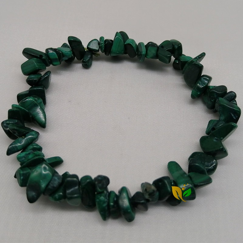 AUTHENTIC MALACHITE CHIP BRACELET