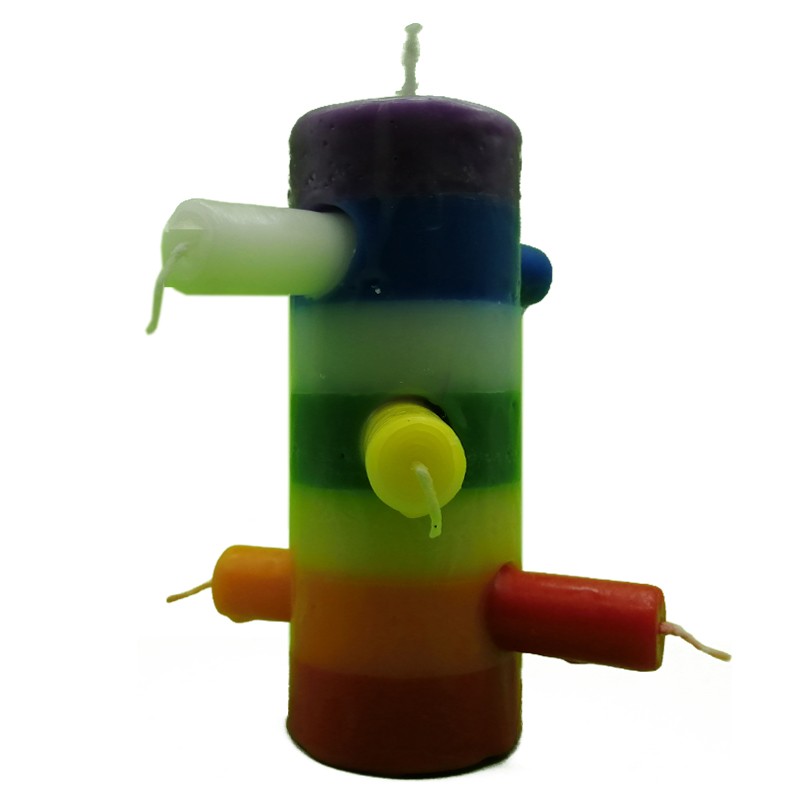7 WICK CHAKRA CANDLE