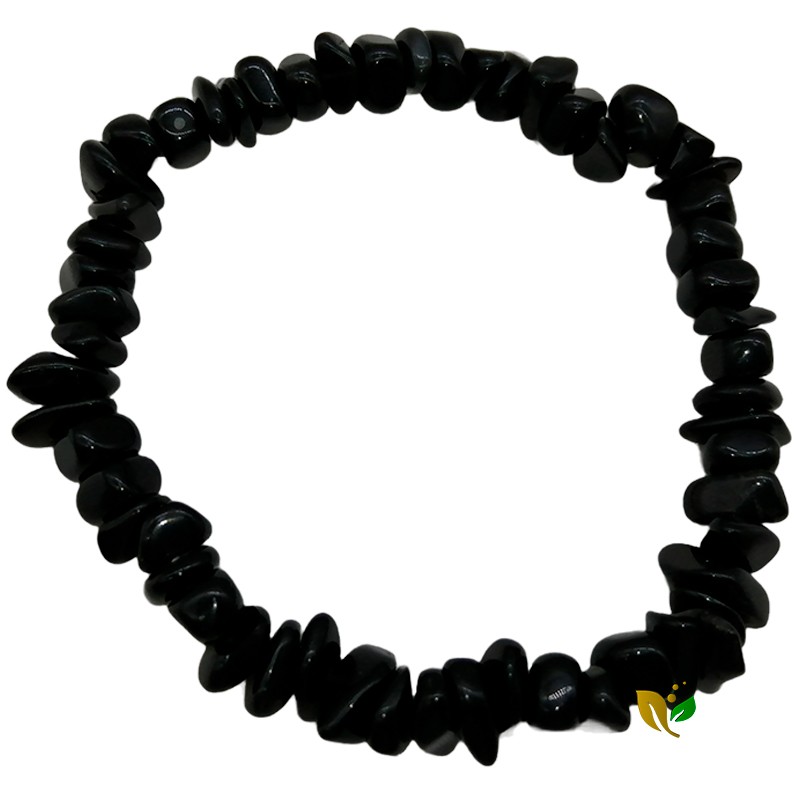 OBSIDIAN CHIP BRACELET