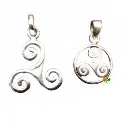 CIONDOLO TRISQUEL IN ARGENTO VARI MODELLI