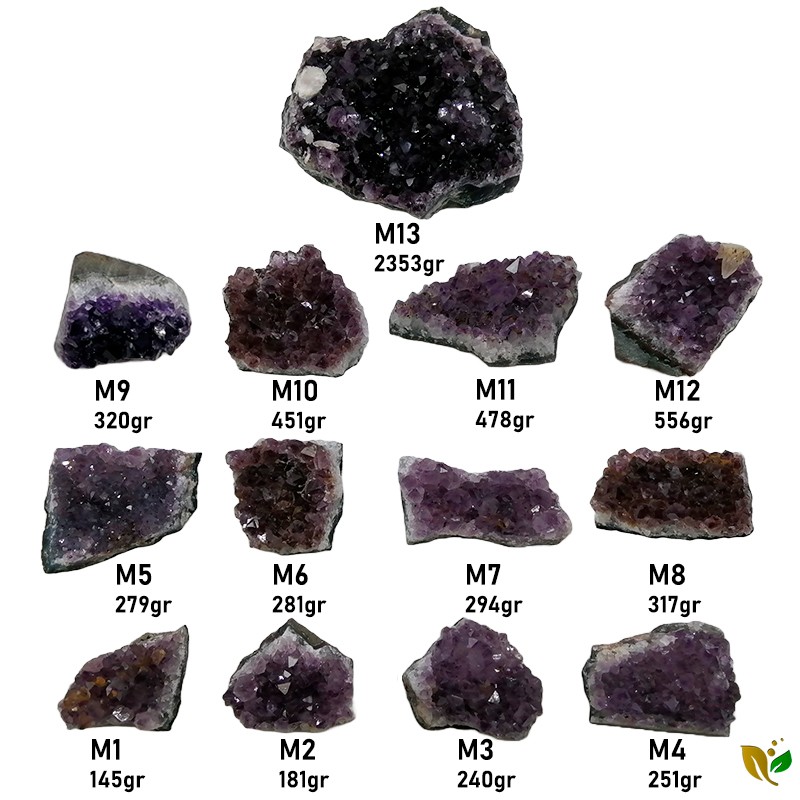 AMETHYST DRUSE VARIOUS MODELS