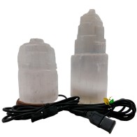 USB SELENITE CATHEDRAL LAMP (CONTINUOUS COLOR CHANGE) VARIOUS SIZES