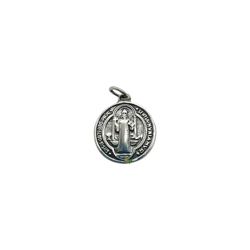 Pendentif Saint Benoît en Argent Différentes Tailles