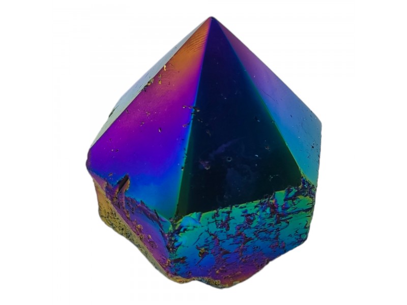 Points Drusy en Quartz Titane Aura