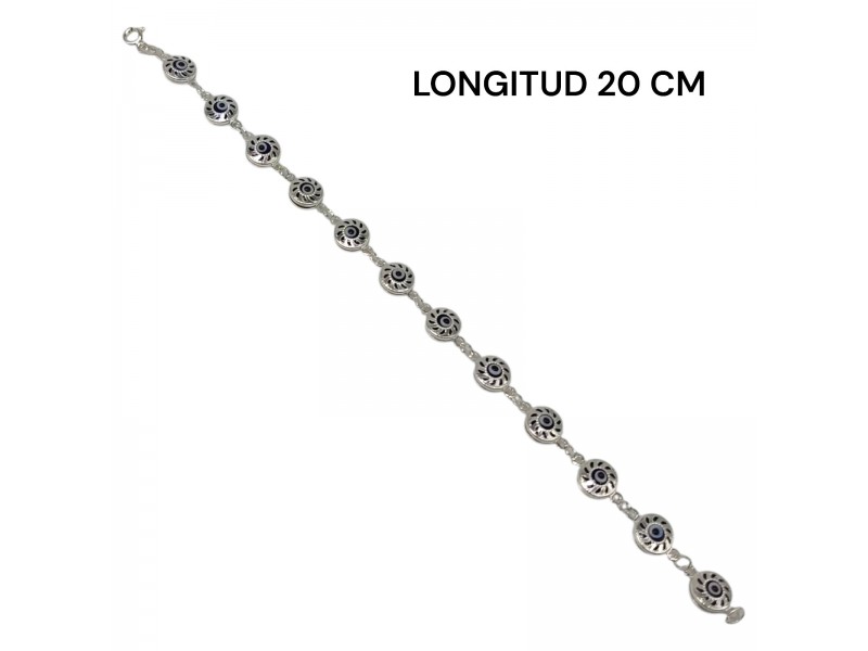 BRACCIALE OCCHIO TURCO IN ARGENTO VARI MODELLI