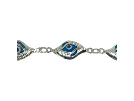 BRACCIALE OCCHIO TURCO IN ARGENTO VARI MODELLI
