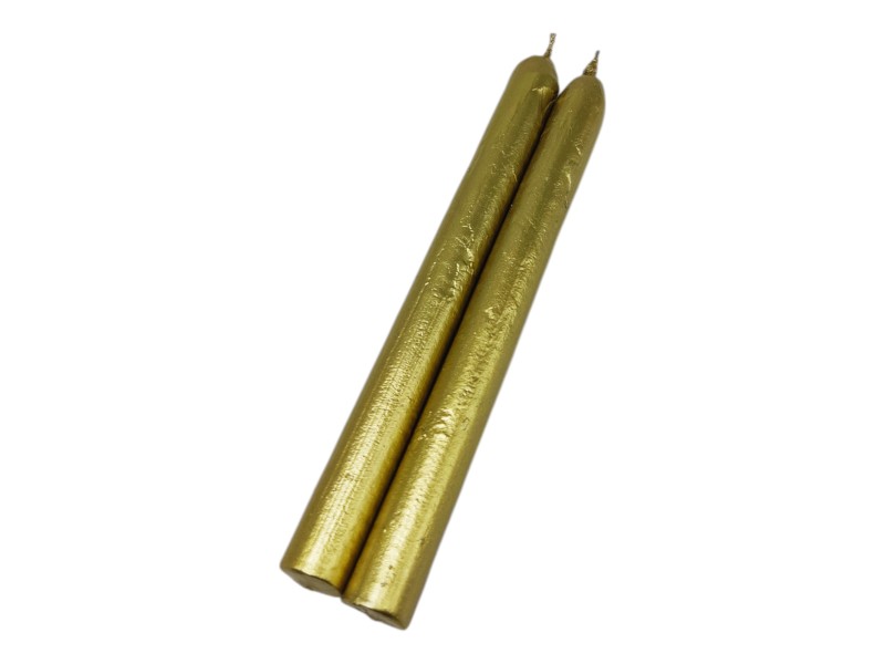 vela, bujia, oro, plata, dorado, plateado, 20 cm.