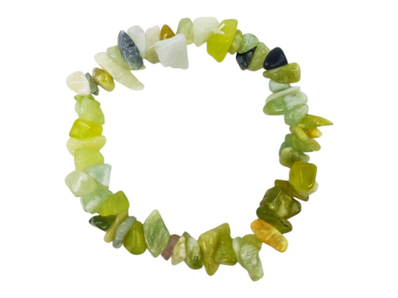 Serpentine Jade Chips Bracelet