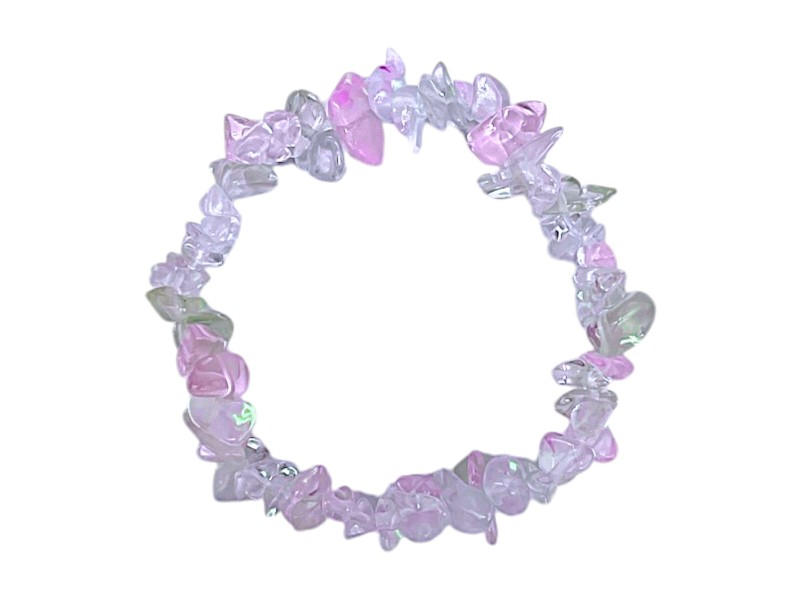 Pink Opal Chips Bracelet