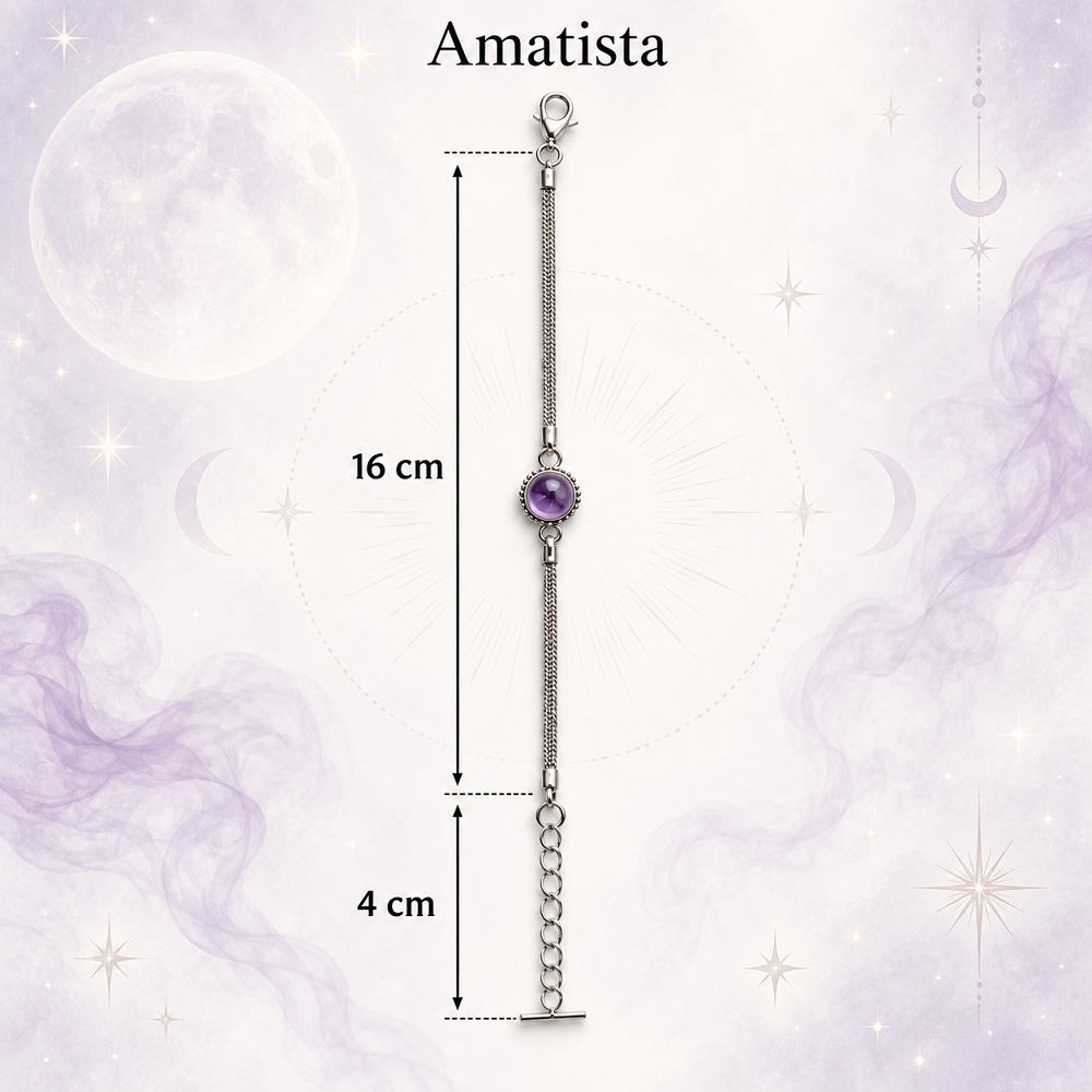 Sterling Silver Gemstone Bracelet