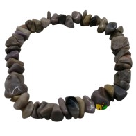 Grey Agate Chip Bracelet