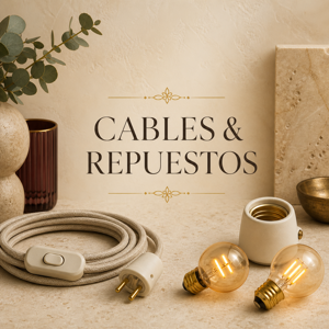Cables y Repuestos para Lámparas | Vadeincienso
